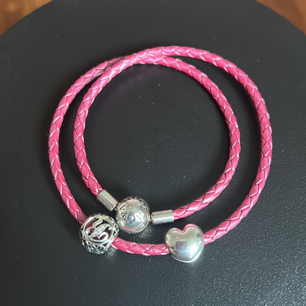 Pandora Charms Wrap Bracelet Necklace - Picture 6 of 9